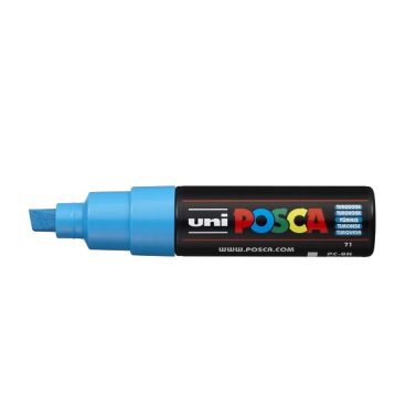 Caneta Posca Pc-8k Azul Turquesa Uniball
