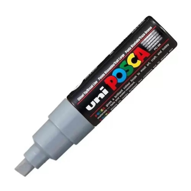 Caneta Posca Pc-8k Cinza Uniball