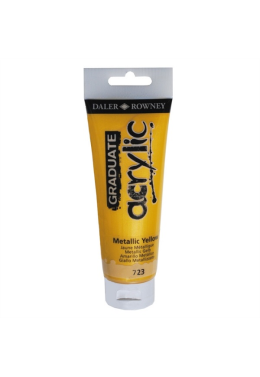 Tinta Acrilica 120ml Graduate Amarelo Metalizado 723 Daler & Rowney
