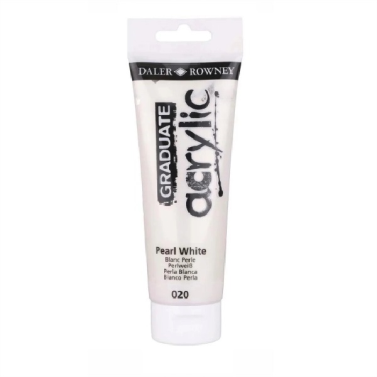 Tinta Acrilica 120ml Graduate Branco Perola 020 Daler & Rowney