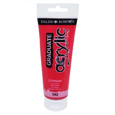 Tinta Acrilica 120ml Graduate Carmesim 542 Daler & Rowney