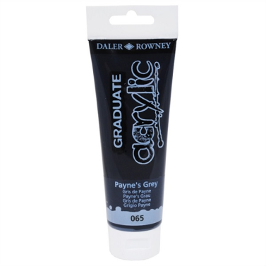 Tinta Acrilica 120ml Graduate Cinza de Payne 065 Daler & Rowney