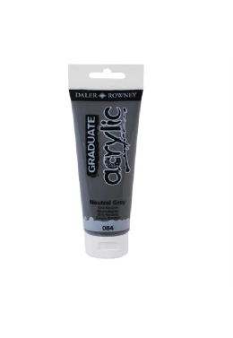 Tinta Acrilica 120ml Graduate Cinza Neutro 084 Daler & Rowney
