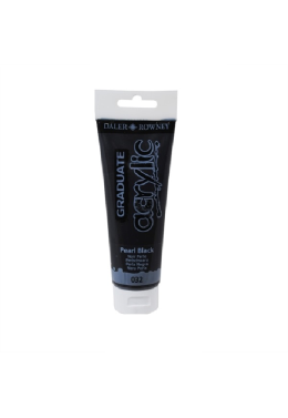 Tinta Acrilica 120ml Graduate Preto Perola 032 Daler & Rowney