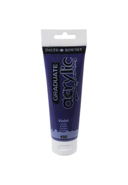 Tinta Acrilica 120ml Graduate Violeta 450 Daler & Rowney