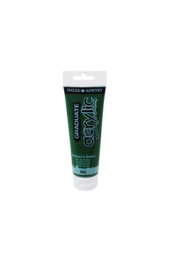 Tinta Acrilica 120ml Graduate Verde Hooker 343 Daler & Rowney