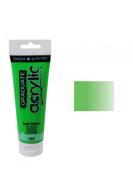 Tinta Acrilica 120ml Graduate Verde Folha 355 Daler & Rowney