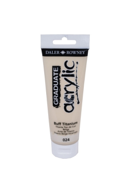 Tinta Acrilica 120ml Graduate Titanium Buff 024 Daler & Rowney
