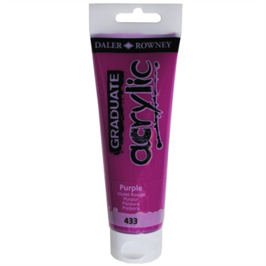 Tinta Acrilica 120ml Graduate Purpura 433 Daler & Rowney