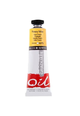 Tinta Oleo 38ml Amarelo Primario 675 Dale & Rowey