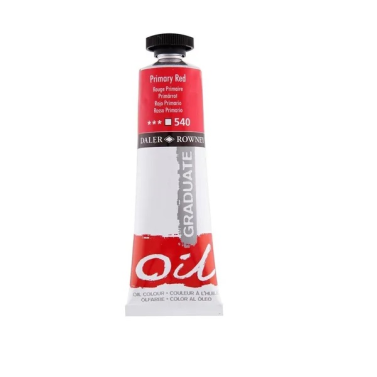 Tinta Oleo 38ml Vermelo Primario 540 Dale & Rowey
