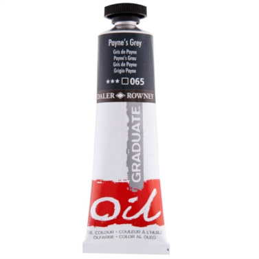 Tinta Oleo 38ml Cinza de Payne 065  Dale & Rowey