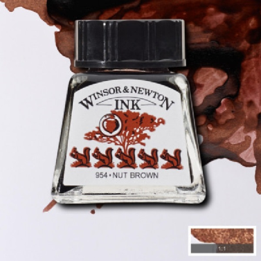 Tinta Desenho 14ml Nut Brown 1005441 Winsor & Newton