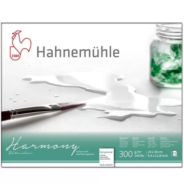 Bloco Aquarela Harmony 300g 24x30 12fls TS 10628764 Hahnemuhle