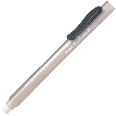 Caneta Borracha Clic Eraser Transparente ZE11T-A Pentel