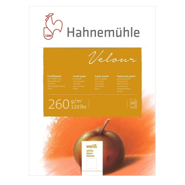 Bloco Pastel Velour 260g 24x32 10fls 10628611 Hahnemuhle