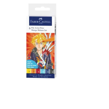Estojo Caneta Pincel Manga Shonen Set