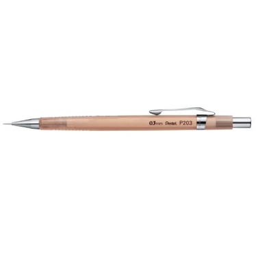 Lapiseira 0,3mm P203 Clena Marrom Pentel