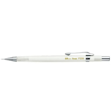 Lapiseira 0,9mm P209 Clena Branca Pentel