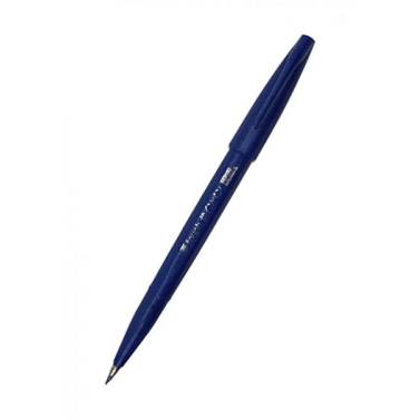 Caneta Pincel Sign Pen Azul Ses15c-c Pentel