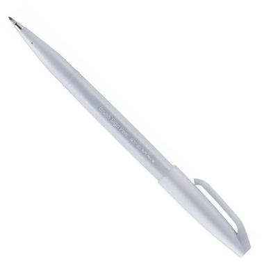 Caneta Pincel Sign Pen Cinza Pastel Ses15c-n2x Pentel