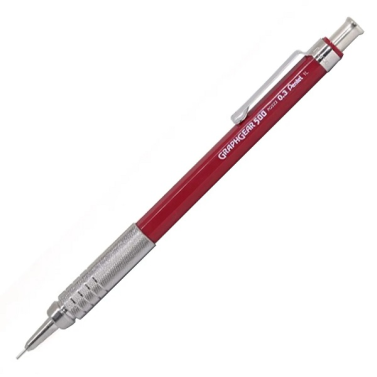 Lapiseira 0,3mm Graphgear 500 Marsala Pentel