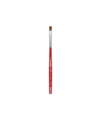 Pincel Sintetico Chato 284 Nº4 Condor