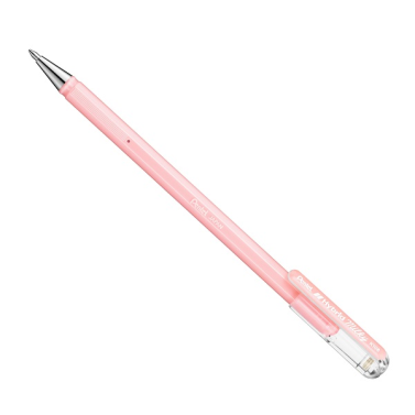 Caneta Gel Hybrid  Milk 0,8mm Rosa Pastel Pentel