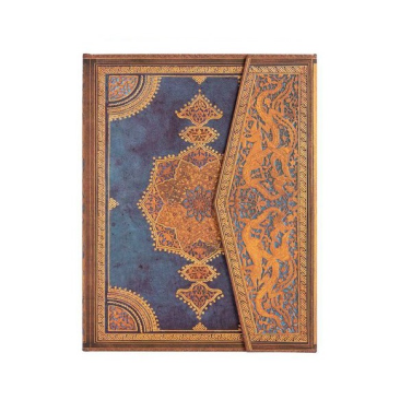 Caderno 14x18 Pautado 72fls Safavid Indigo Midi Pb8199-9 Paperblanks