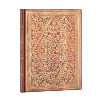 Caderno 18x23 Pautado 72fls Golden Pathway Ultra Pb7239-3 Paperblanks