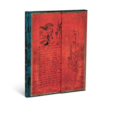 Caderno 18x23 S/pauta 72fls Alice In Wonderland Ultra Pb4607-3 Paperblanks