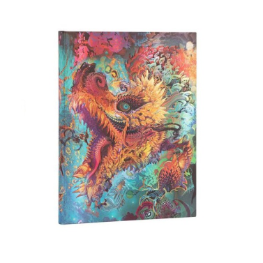 Caderno 18x23 Pautado 72fls Humming Dragon Ultra Pb8179-1 Paperblanks