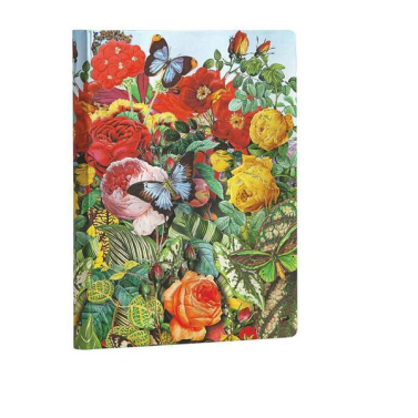 Caderno 14x18 Pautado Butterfly Garden Midi FB5449-8 Paperblanks