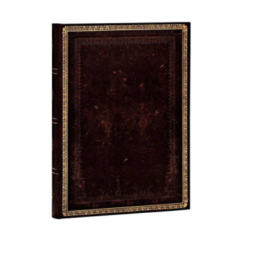 Caderno 14x18 Pautado 72fls 120gr Black Moroccan Midi Pb3519-0 Paperblanks
