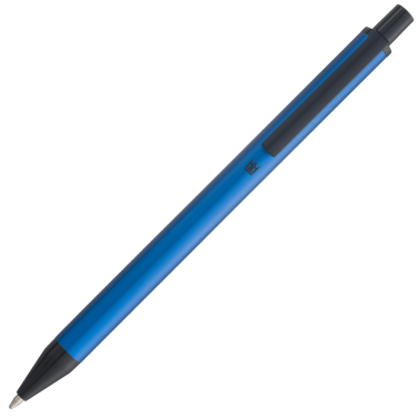 Caneta Esfero Metalic Azul Di18006a Crown
