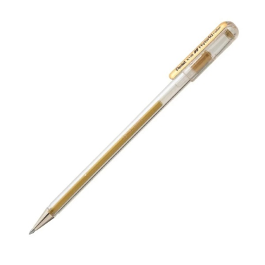 Caneta Gel Hybrid  Roller 0,8mm Dourada K108-X Pentel