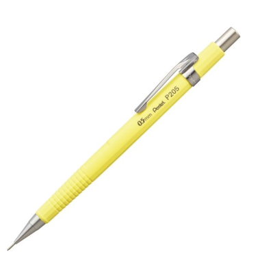 Lapiseira 0,5mm P205 Pastel Amarela Pentel