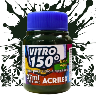 Tinta Vitro 150 Verde Musgo 37ml 513 Acrilex