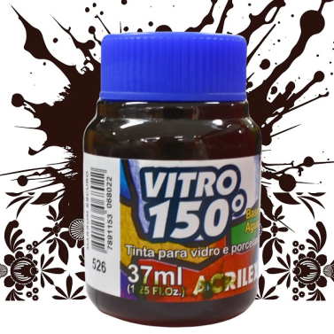 Tinta Vitro 150 Marrom 37ml 526 Acrilex