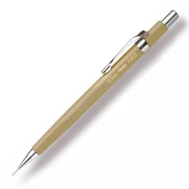 Lapiseira 0,3mm P203 Bege Pentel