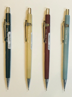 Lapiseira 0,3mm P203 Cinza Pentel