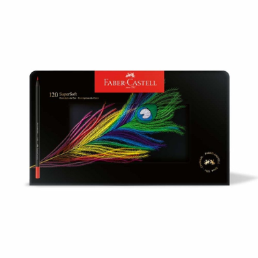 Estojo Lápis de Cor C/120 Supersoft 1207120soft Faber