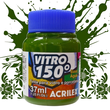 Tinta Vitro 150 Verde Folha 37ml 510 Acrilex
