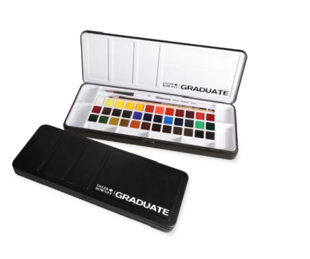 Estojo Aquarela Pastilha C/36 Graduate D135900036 Daler Ronwey