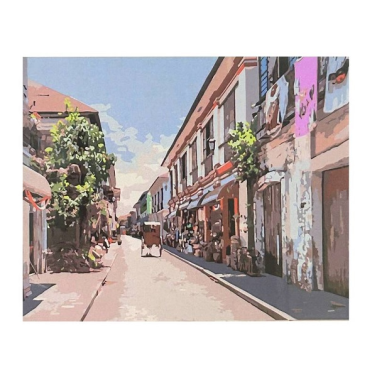 Tela Pintura Numerada 40x50 Vila Antiga C3040-w5455 Sinoart