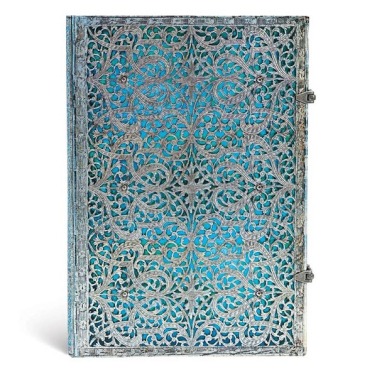 Paperblanks Silver Filigree Maya Blue Grande S/pauta Pb2559-7