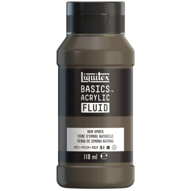Tinta Acrilica Basics Fluid 118ml Raw Umber 8870409 Liquitex