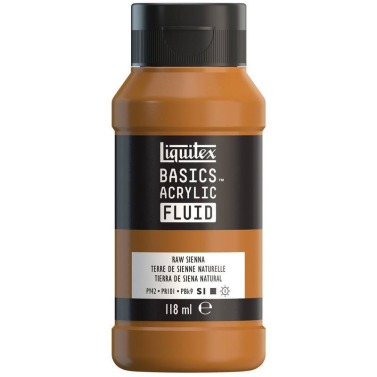 Tinta Acrilica Basics Fluid 118ml Raw Sienna 8870407 Liquitex