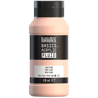 Tinta Acrilica Basics Fluid 118ml Light Pink 8870391 Liquitex