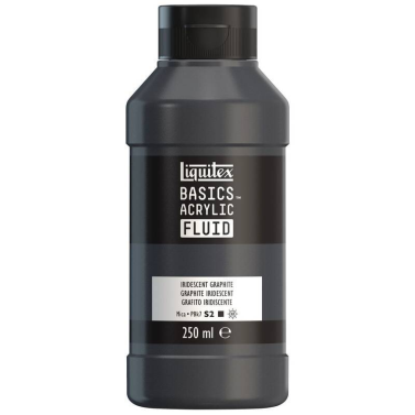 Tinta Acrilica Basics Fluid 118ml Iridescent Graphite 8870419 Liquitex